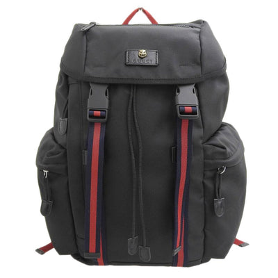 Black Canvas Gucci Backpack