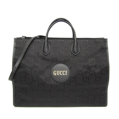 Pre-Owned Black Canvas Gucci Handbag