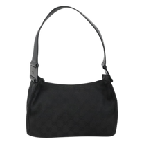 Thumbnail of Pre-Owned Black Canvas Gucci Handbag - Image 1