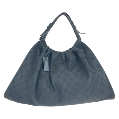 Black Canvas Gucci Handbag