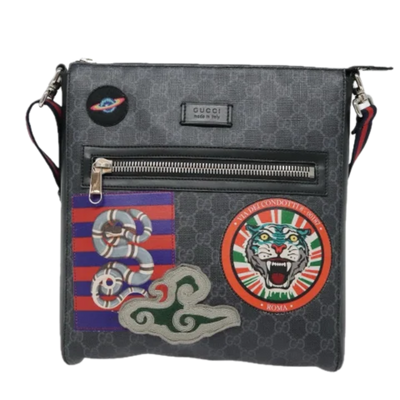 Pre-Owned Black Canvas Gucci Jackie