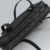Thumbnail of Black Canvas Gucci Shoulder Bag - Image 6