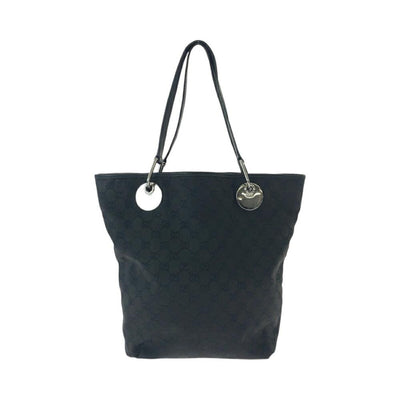 Black Canvas Gucci Tote