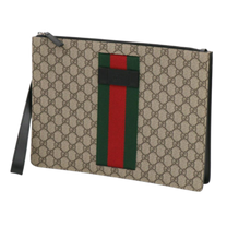 Thumbnail of Vintage Black Fabric Gucci Clutch - Image 1