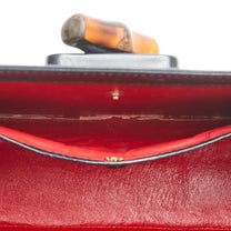 Thumbnail of Vintage Black Leather Gucci Bamboo - Image 10