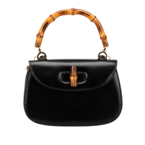 Thumbnail of Vintage Black Leather Gucci Bamboo - Image 1
