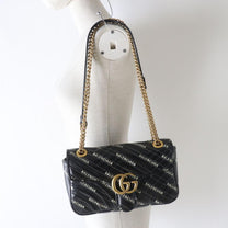 Thumbnail of Vintage Black Leather Gucci Marmont - Image 3