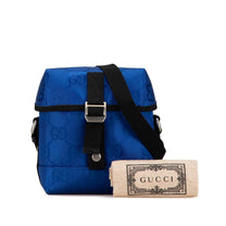 Thumbnail of Pre-Owned Blue Nylon Gucci Messenger Bag - Image 8