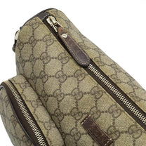 Thumbnail of Vintage Brown Canvas Gucci Crossbody Bag - Image 5