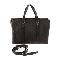 Thumbnail of Pre-Owned Brown Canvas Gucci Handbag - Image 1