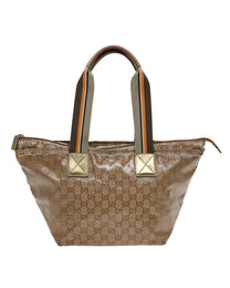 Thumbnail of Vintage Brown Canvas Gucci Tote - Image 2