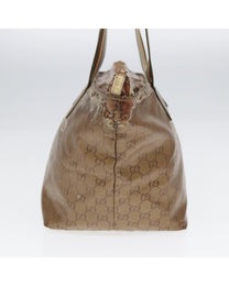 Thumbnail of Vintage Brown Canvas Gucci Tote - Image 4