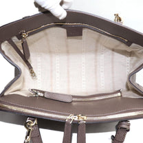 Thumbnail of Pre-Owned Brown Fabric Gucci Handbag - Image 3
