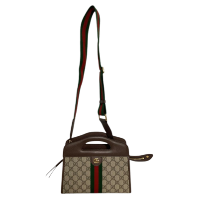 Vintage Brown Leather Gucci Ophidia