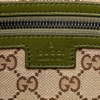 Thumbnail of Vintage Green Leather Gucci Tote - Image 7