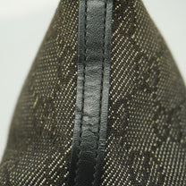 Thumbnail of Vintage Grey Canvas Gucci Shoulder Bag - Image 7