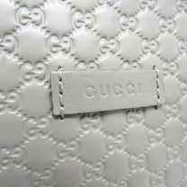 Thumbnail of Vintage Grey Leather Gucci Shoulder Bag - Image 8
