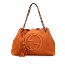 Thumbnail of Pre-Owned Orange Leather Gucci Tote - Image 1