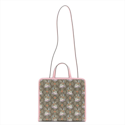 Pink Canvas Gucci Handbag