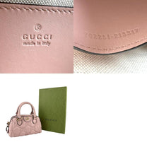 Thumbnail of Pre-Owned Pink Leather Gucci Handbag - Image 5