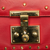 Thumbnail of Red Leather Gucci Crossbody Bag - Image 7