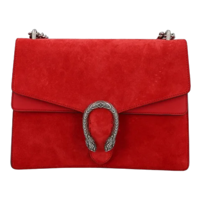 Vintage Red Leather Gucci Dionysus