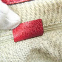 Thumbnail of Vintage Red Leather Gucci Handbag - Image 10