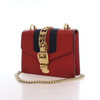 Thumbnail of Pre-Owned Red Leather Gucci Sylvie - Image 3