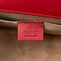 Thumbnail of Pre-Owned Red Leather Gucci Sylvie - Image 7