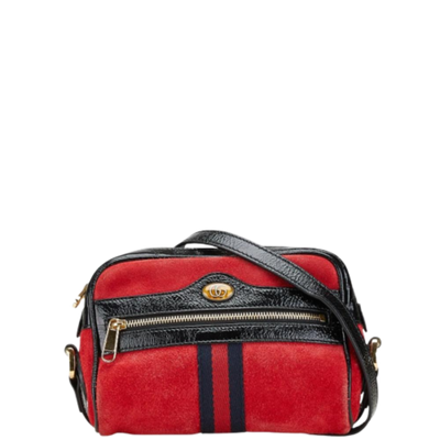 Red Suede Gucci Ophidia