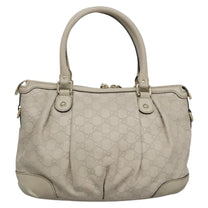 Thumbnail of Vintage White Canvas Gucci Handbag - Image 2