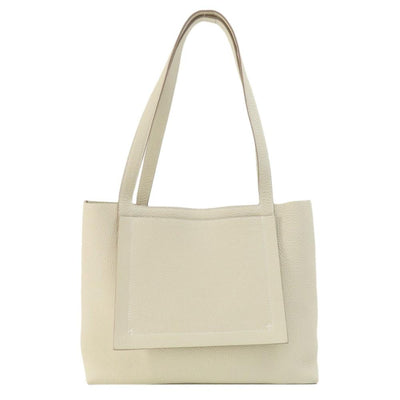 Pre-Owned Beige Fabric Hermes Tote
