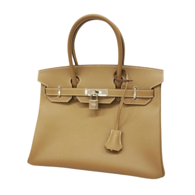 Vintage Beige Leather Hermes Birkin