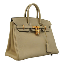 Thumbnail of Pre-Owned Beige Leather Hermes Birkin - Image 3