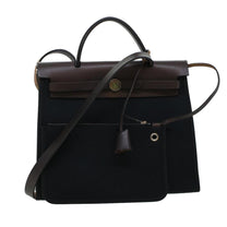 Thumbnail of Pre-Owned Black Canvas Hermes Handbag - Image 2