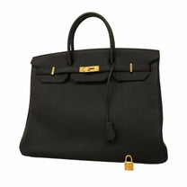 Thumbnail of Black Leather Hermes Birkin - Image 1