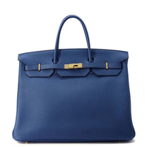 Thumbnail of Vintage Blue Leather Hermes Birkin - Image 1