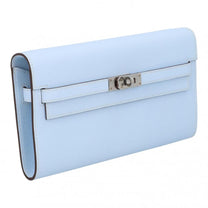 Thumbnail of Blue Leather Hermes Clutch - Image 2