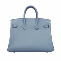 Thumbnail of Pre-Owned Blue Leather Hermes Birkin - Image 2