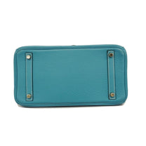 Thumbnail of Pre-Owned Blue Leather Hermes Handbag - Image 3