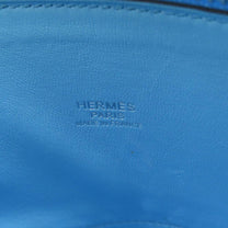 Thumbnail of Blue Leather Hermes Handbag - Image 6