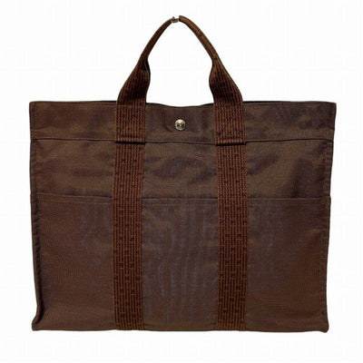 Pre-Owned Brown Canvas Hermes Herline