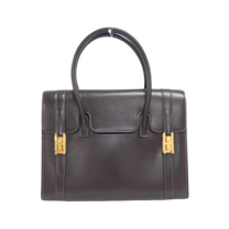 Thumbnail of Vintage Brown Leather Hermes Handbag - Image 1