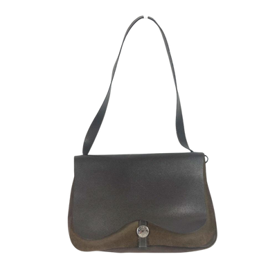 Brown Leather Hermes Shoulder Bag