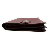 Thumbnail of Burgundy Canvas Hermes Clutch - Image 6