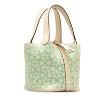 Thumbnail of Vintage Green Fabric Hermes Handbag - Image 2