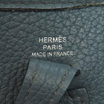 Thumbnail of Pre-Owned Green Fabric Hermes Shoulder Bag - Image 6