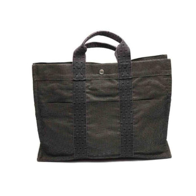 Pre-Owned Grey Canvas Hermes Herline