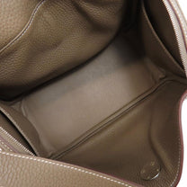 Thumbnail of Vintage Grey Fabric Hermes Handbag - Image 5