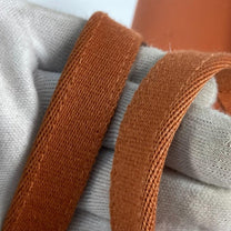 Thumbnail of Orange Fabric Hermes Handbag - Image 9